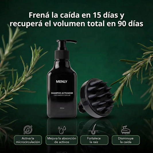 Kit Ducha Blindada | Frená la caída y estimulá la raíz en cada baño.