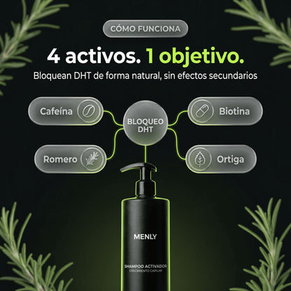 Shampoo | Frená la caída y estimulá la raíz en cada baño.