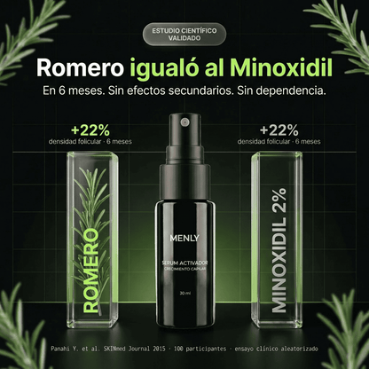 Loción Capilar Menly | Estimula el crecimiento capilar de raíz
